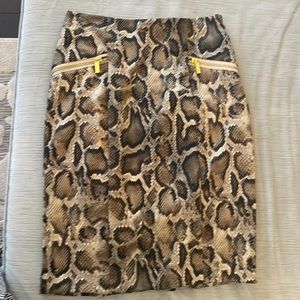 MK snake skirt